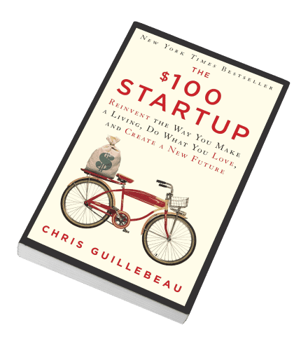 The $100 Startup by Chris Guillebeau - book cover