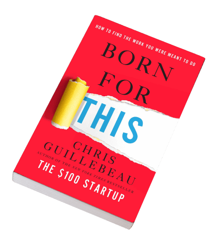 Born for This by Chris Guillebeau - book cover